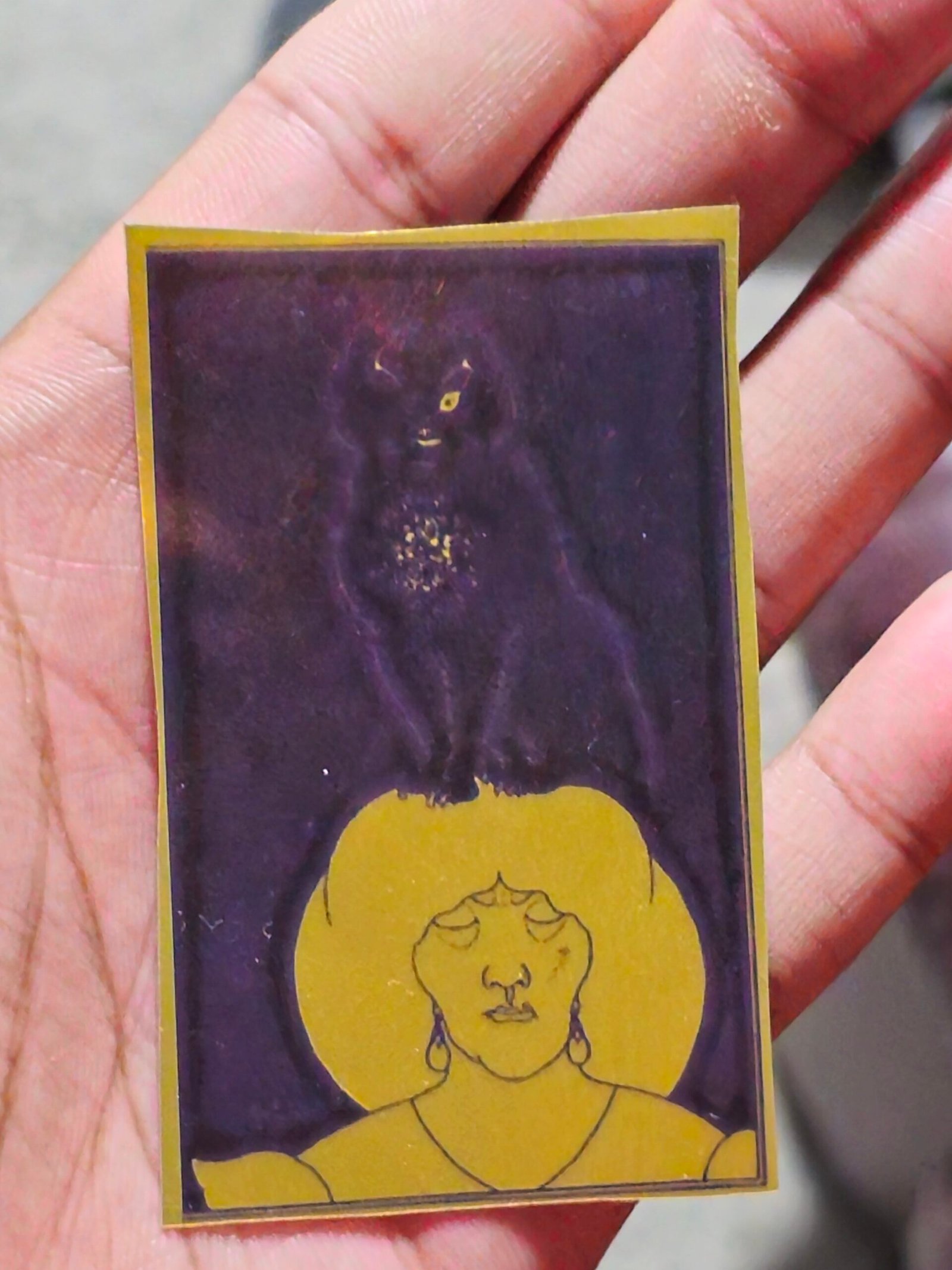 edgar allan poe the black cat holographic gold vinyl sticker gothic art decal edgar allan poe the black cat holographic gold vinyl sticker gothic art decal